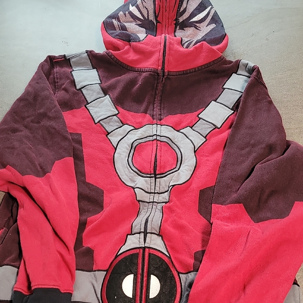 Marvel Red and Black Deadpool Jacket